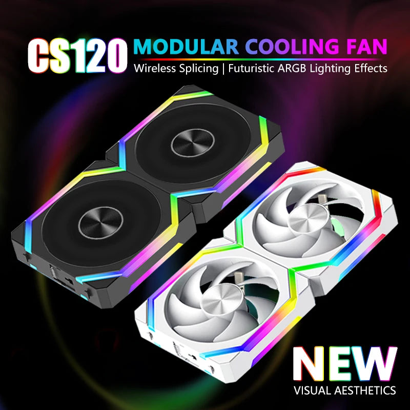 Kit Cooler ARGB PWM 120mm JUMPEAK CS120