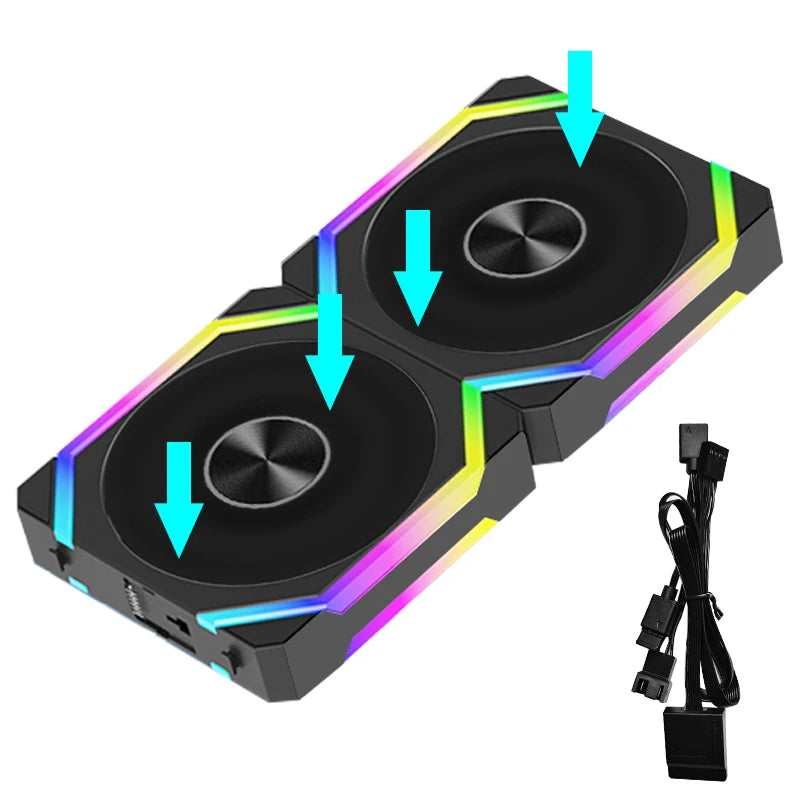 Kit Cooler ARGB PWM 120mm JUMPEAK CS120