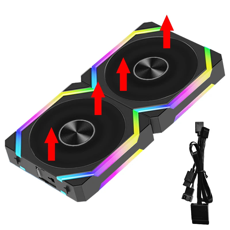 Kit Cooler ARGB PWM 120mm JUMPEAK CS120