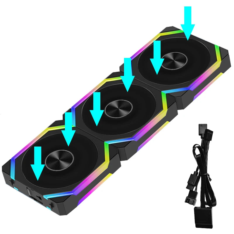 Kit Cooler ARGB PWM 120mm JUMPEAK CS120